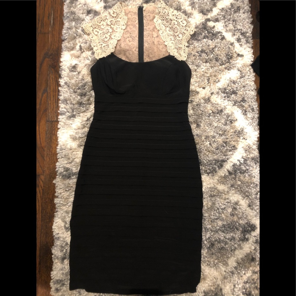Black cocktail dress